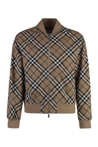 Burberry Wool Bomber-Style Jacket