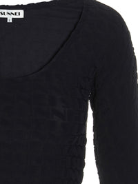 Sunnei All-Over Logo Top