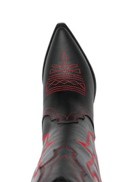 Sonora Embroidered Suede Western Boots