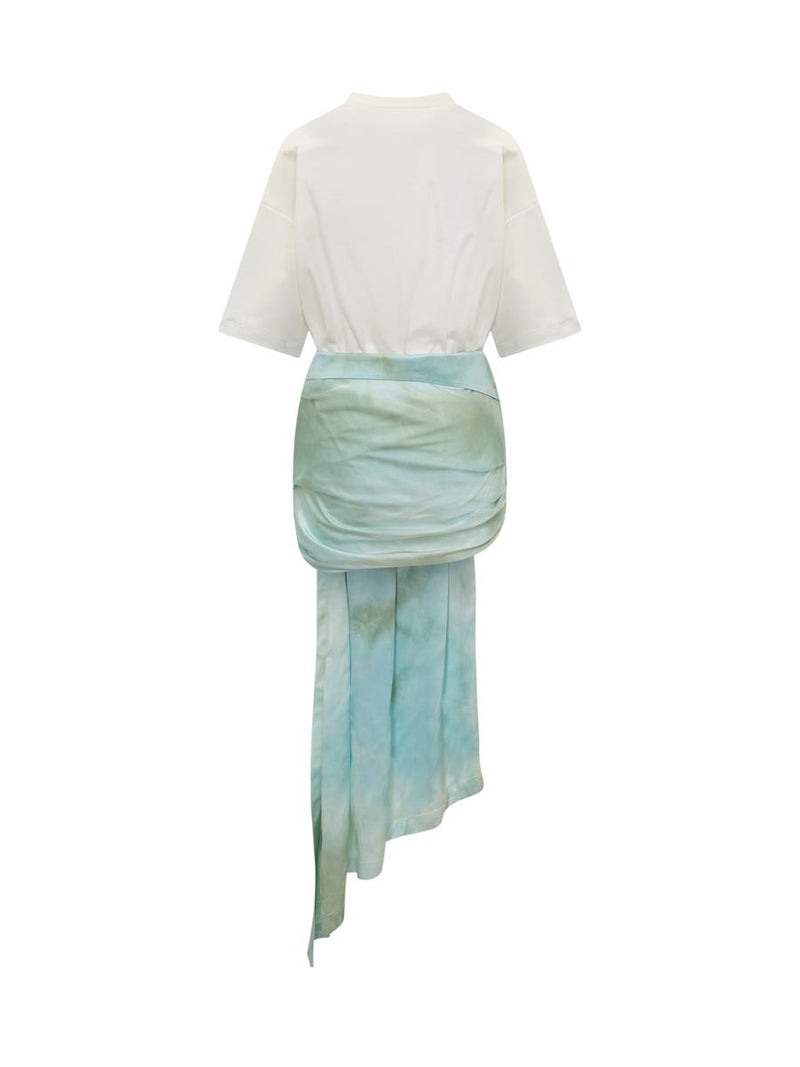 Off-White Bow Tie-Dye Dress