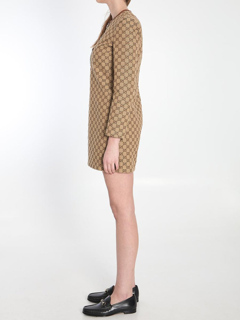 Gg Mini Dress With Horsebit