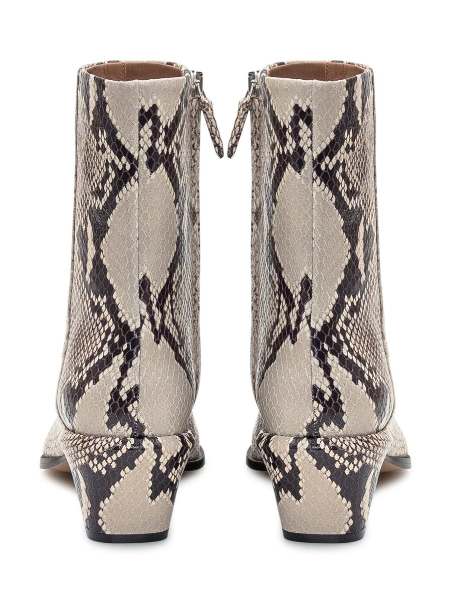 Paris Texas Paris Texas Ankle Boots In Python Print