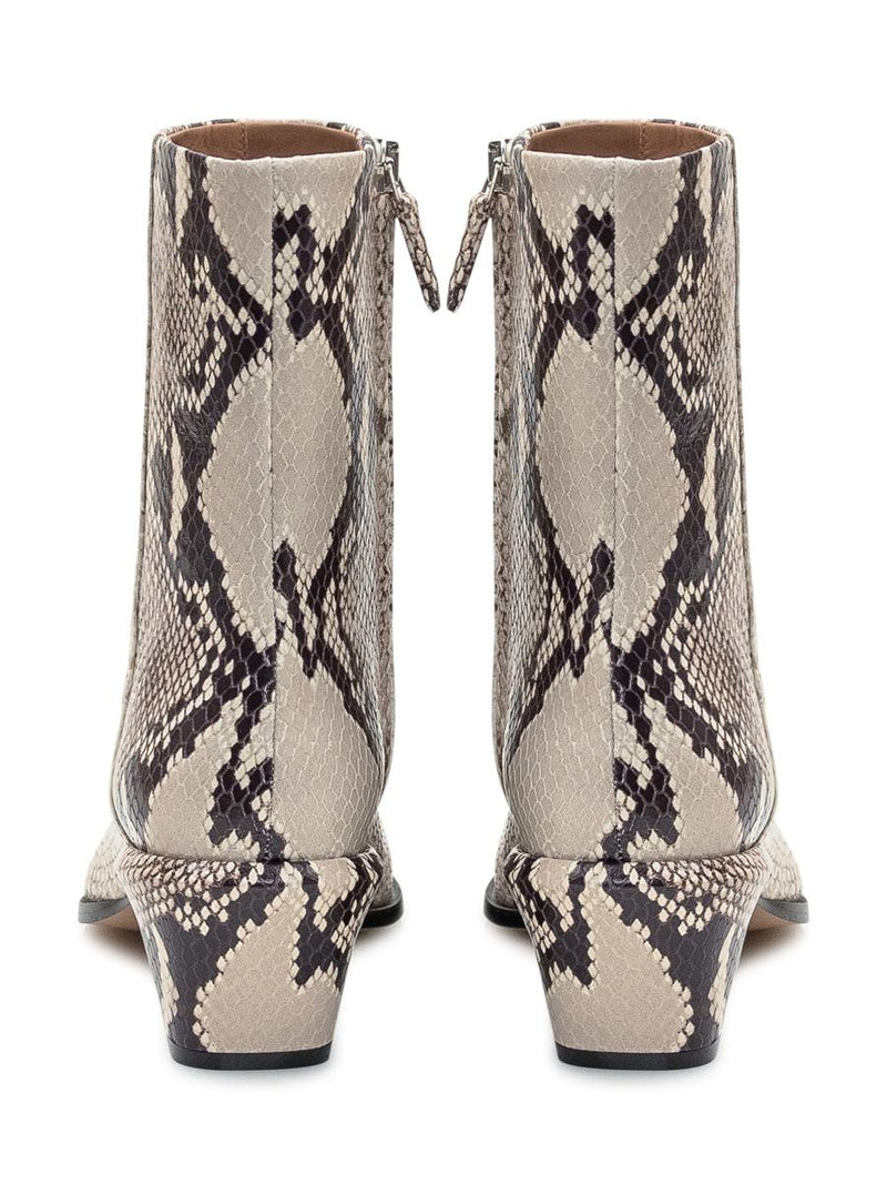 Paris Texas Paris Texas Ankle Boots In Python Print