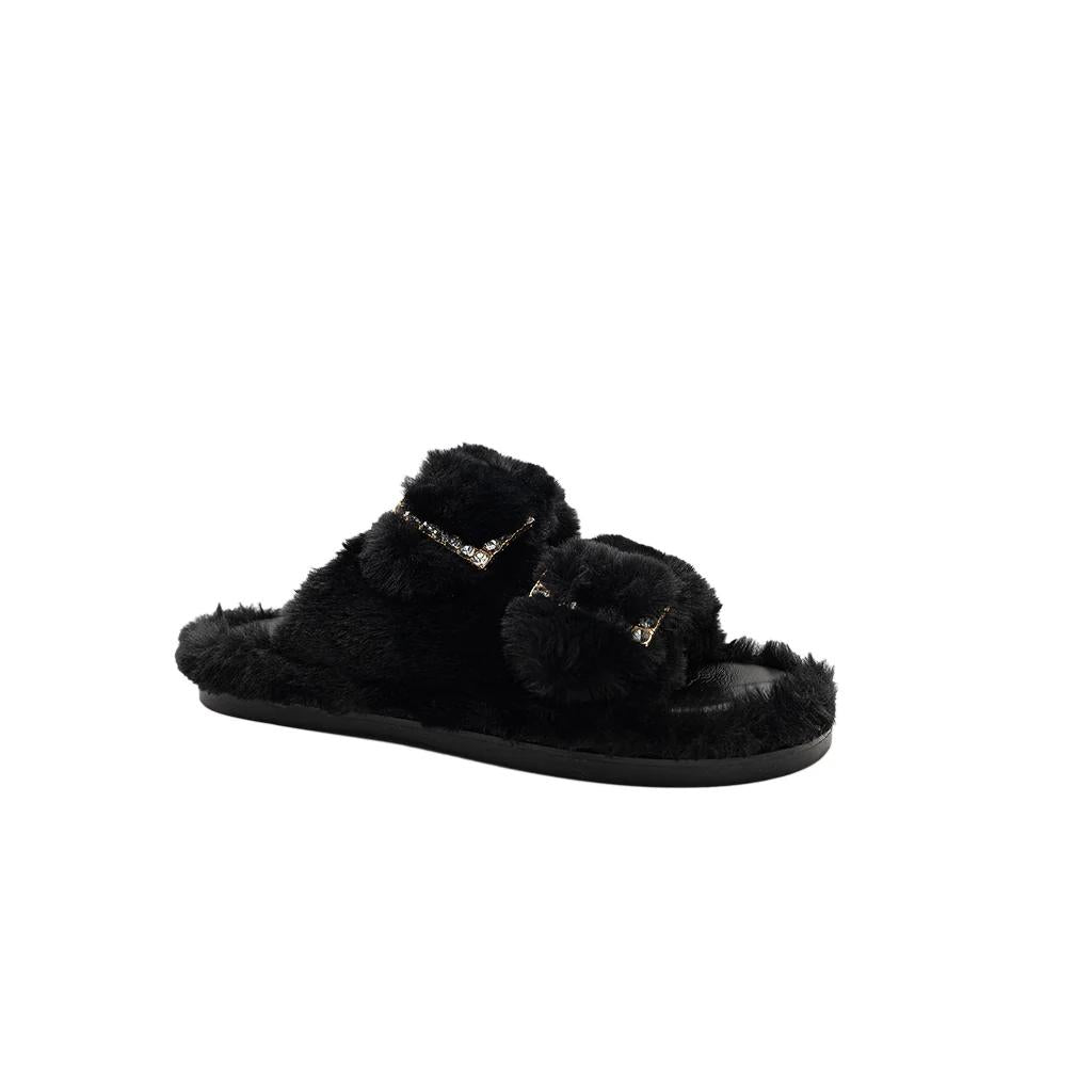 Alibi "Greta" Eco Fur Slippers