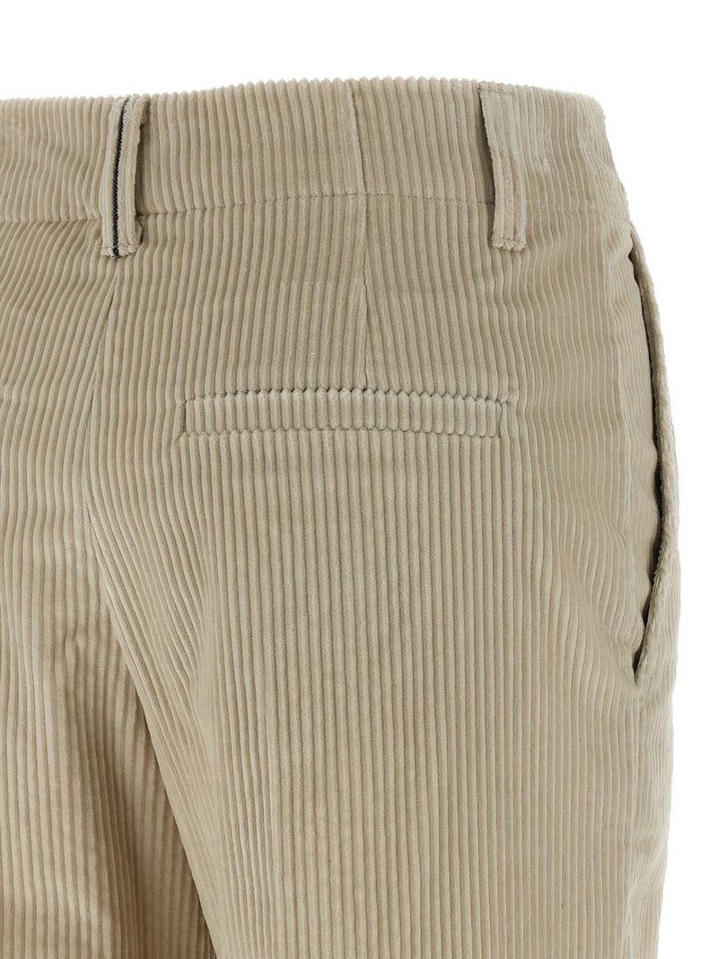 Brunello Cucinelli Monile Velvet Pants