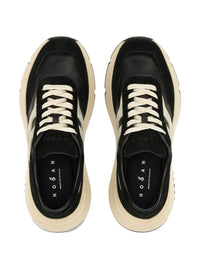 Hogan Hi-Fi Suede And Nappa Leather Sneakers Shoes