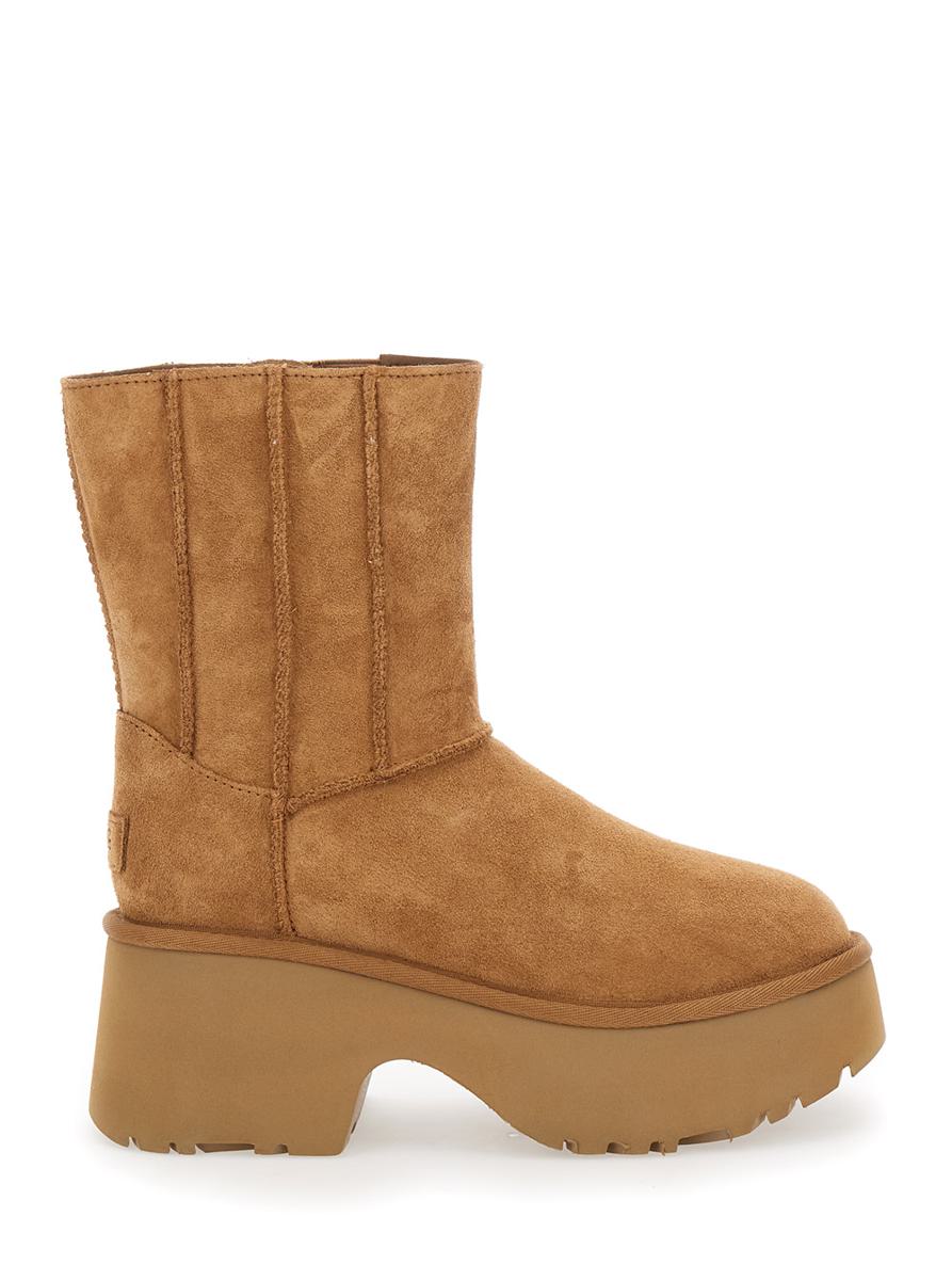Brown 'Twin Seam New Heights' Boots In Suede Woman