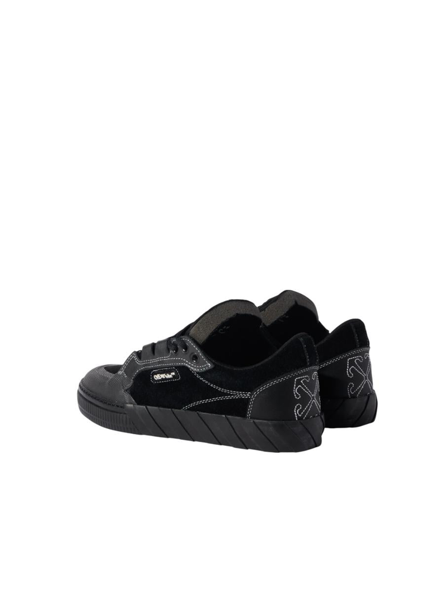 Off-White Black 779 Vulcanized Leather Sneakers