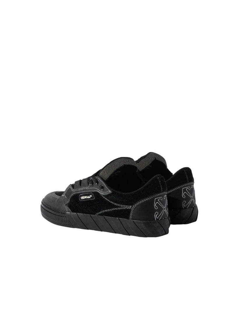 Off-White Black 779 Vulcanized Leather Sneakers