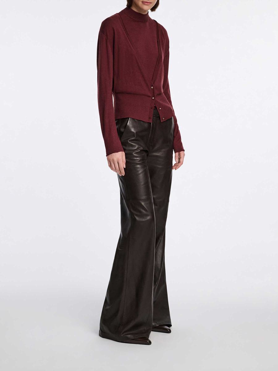 Dorothee Schumacher Flared Leather Pants