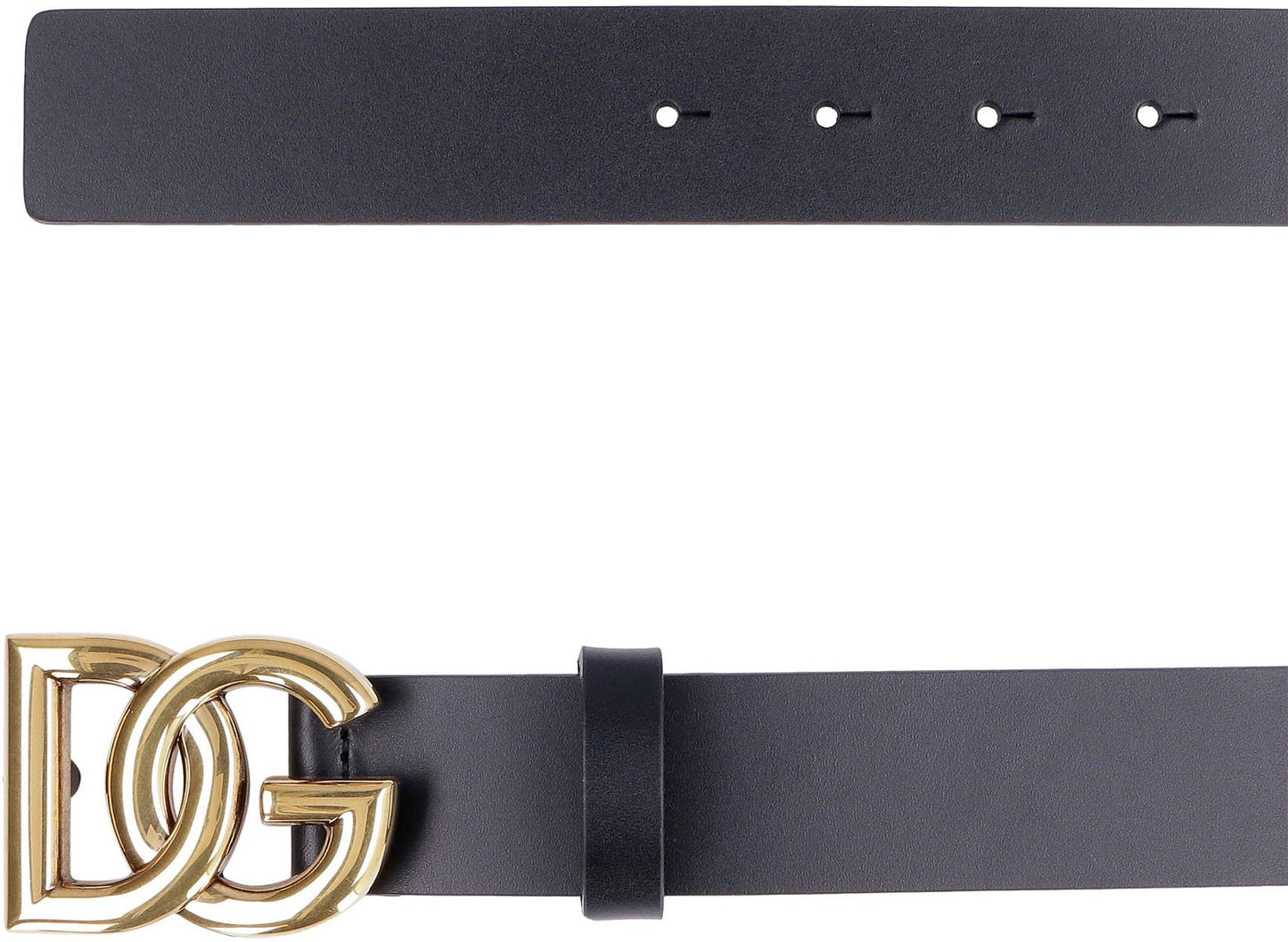 Dolce & Gabbana Dg Buckle Leather Belt