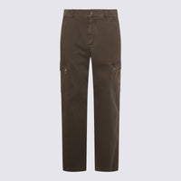 Burberry Brown Cotton Pants