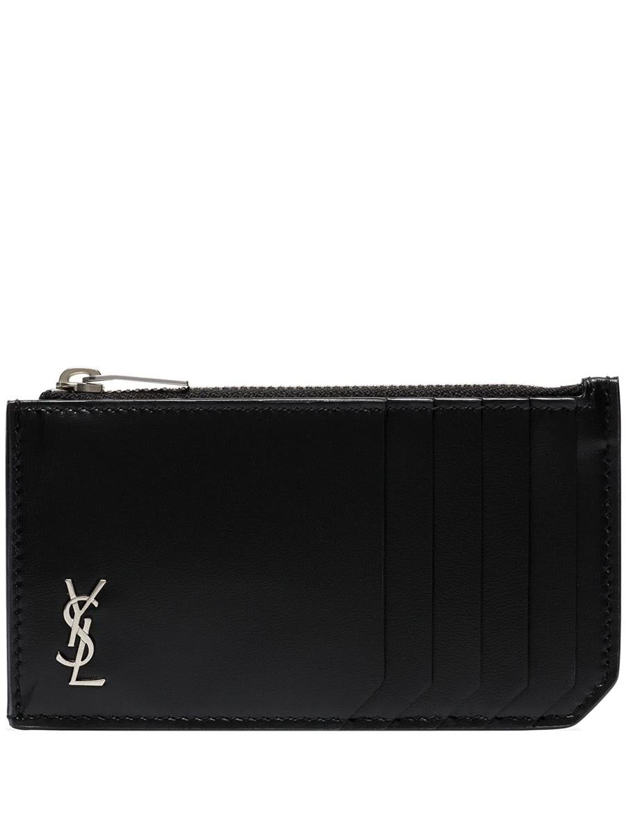 Saint Laurent Card Holder With Zip Accessories
