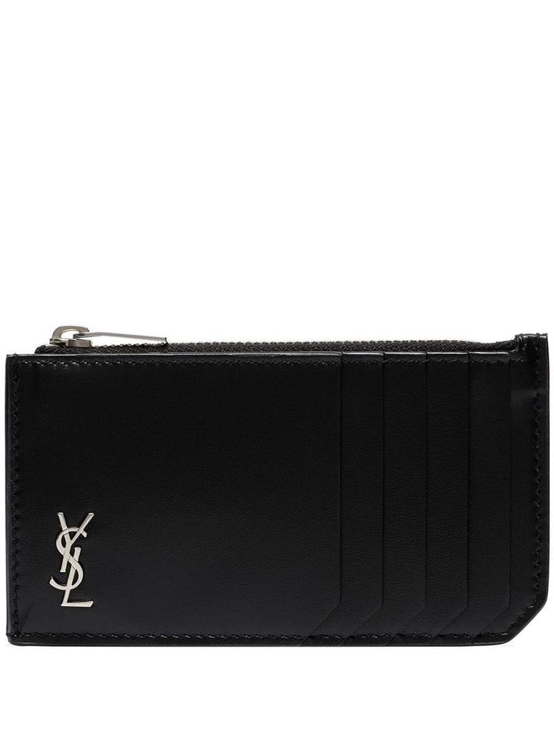 Saint Laurent Card Holder With Zip Accessories