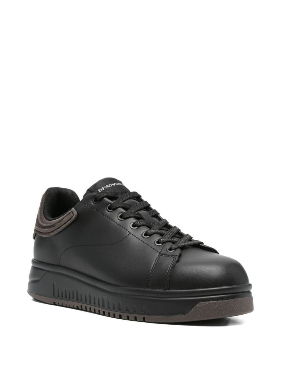 Emporio Armani Leather Sneakers
