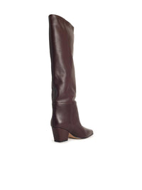 Paris Texas 'Jane' Mocha Leather Boots