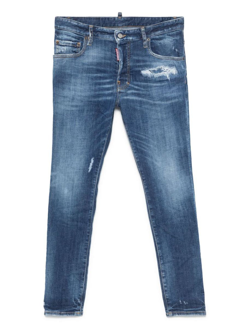 DSQUARED2 Stretch-Cotton Blue Jeans