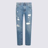 Dolce & Gabbana Blue Cotton Denim Jeans
