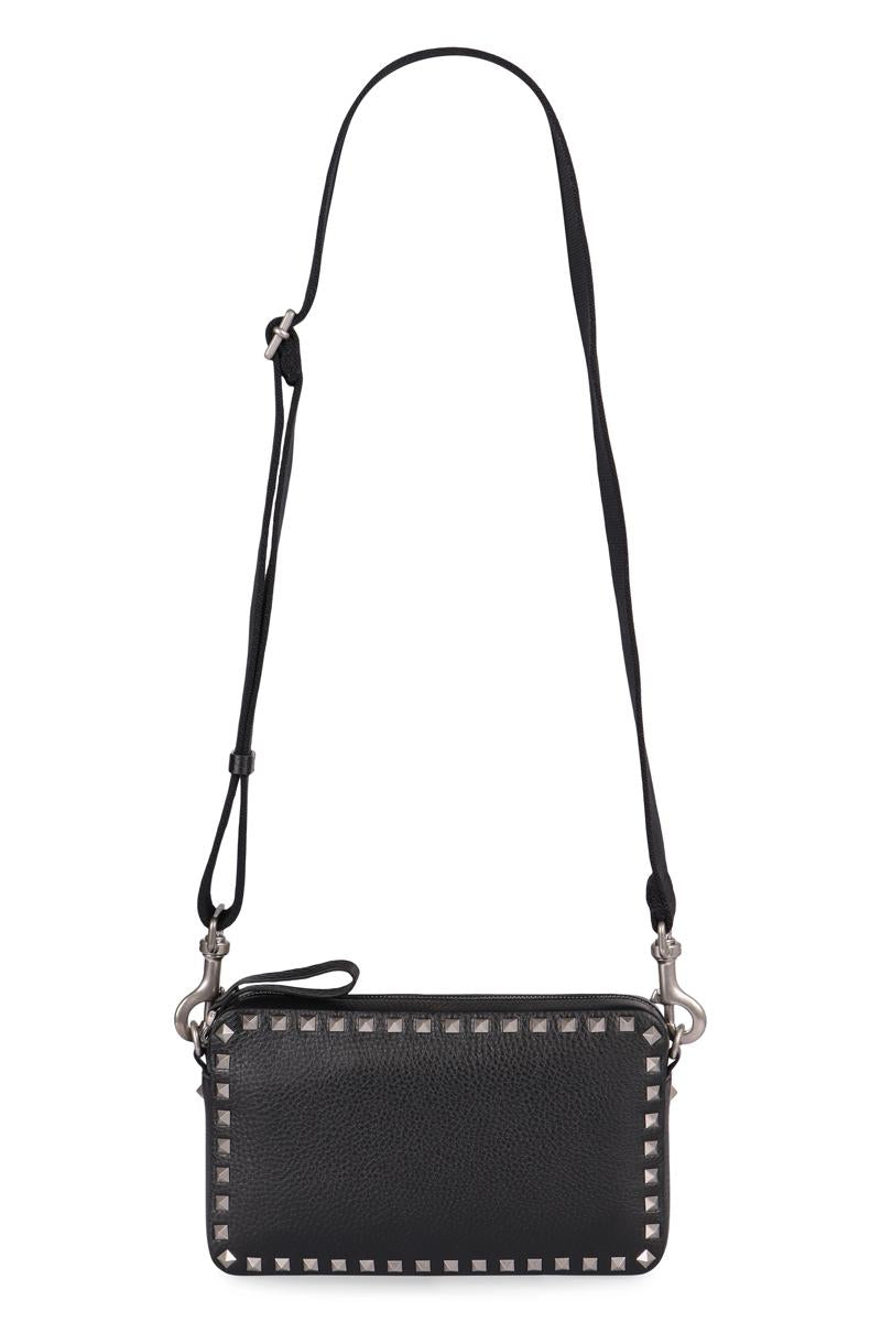 Valentino Garavani Rockstud Leather Messenger Bag