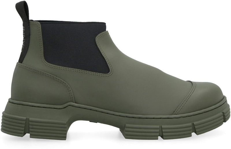 Ganni Crop City Rubber Boots