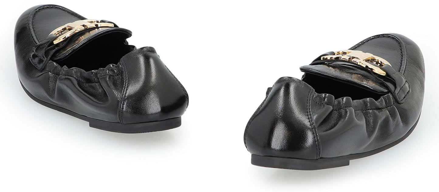 Salvatore Ferragamo Jodie Leather Loafers