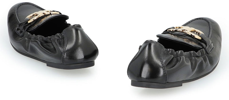 Salvatore Ferragamo Jodie Leather Loafers