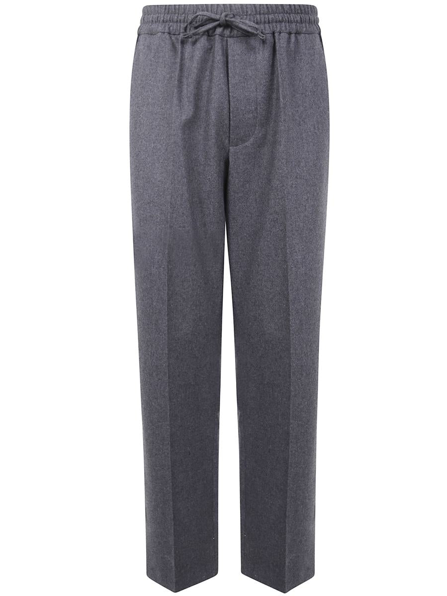 Drôle De Monsieur "Le Pantalon Élastiqué Flanelle" Trousers Clothing