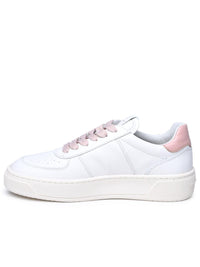 Stuart Weitzman White Leather Sneakers