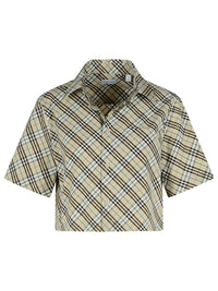 Burberry Cream Cotton Shirt