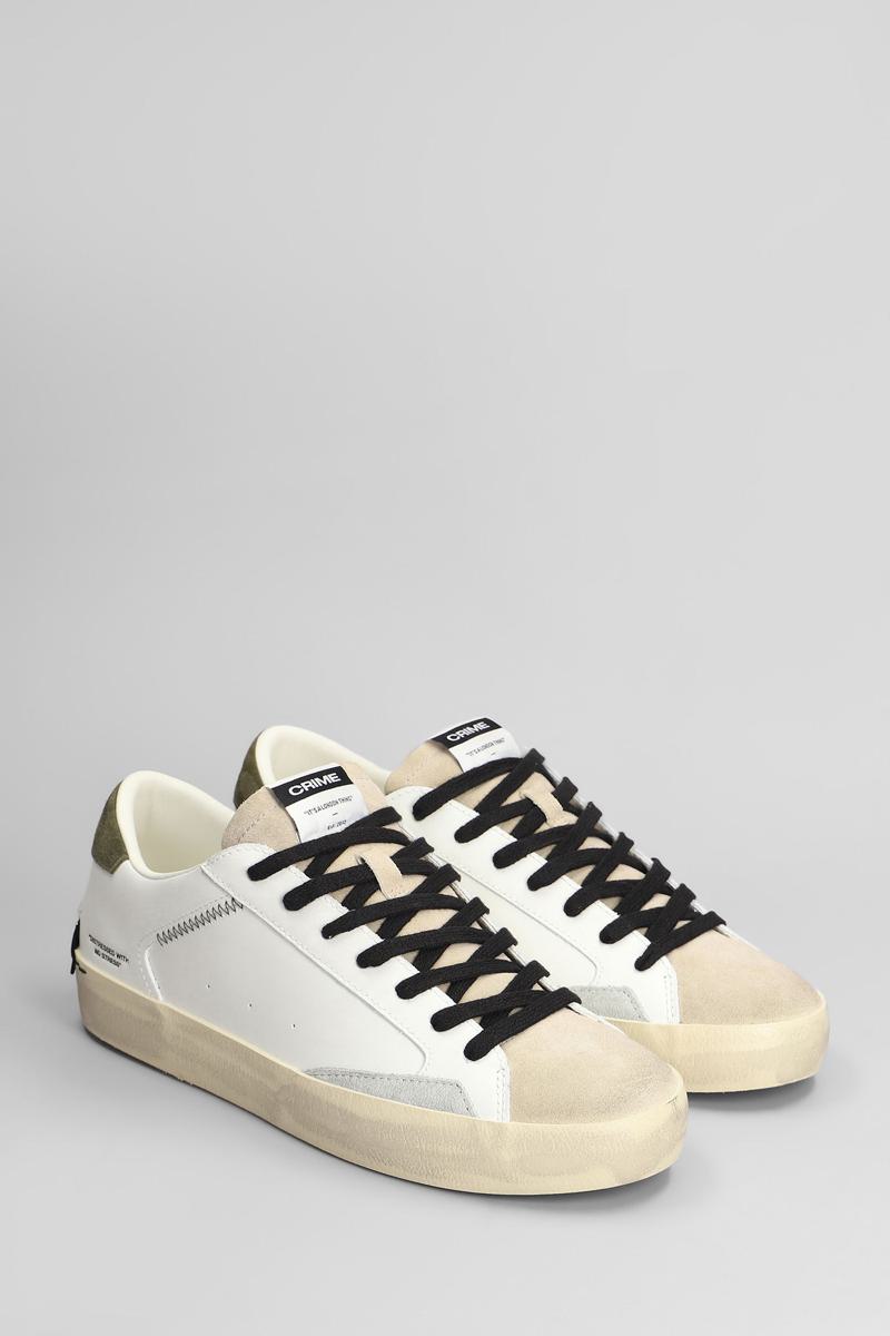 Crime London Distressed Sneakers