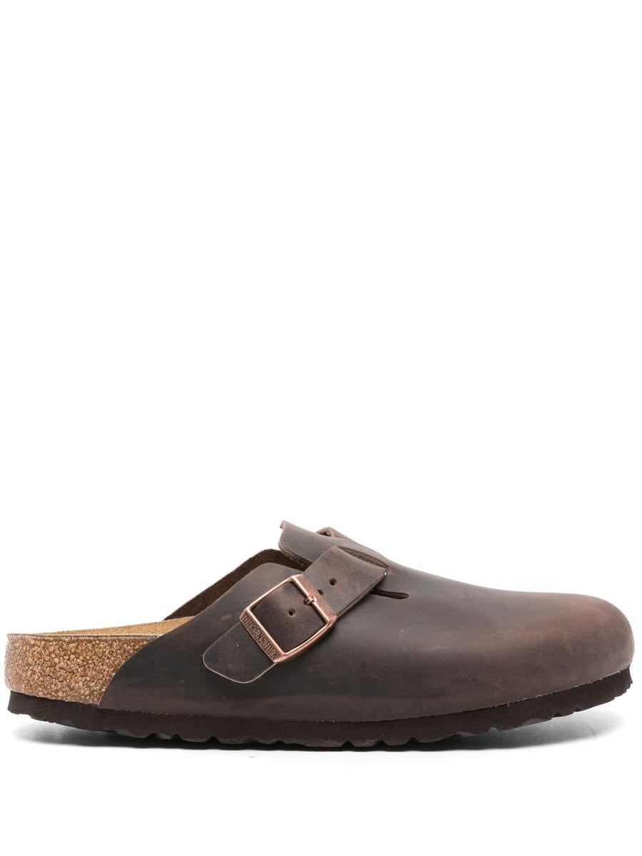 Birkenstock Boston Habana, Oiled Leather Shoes