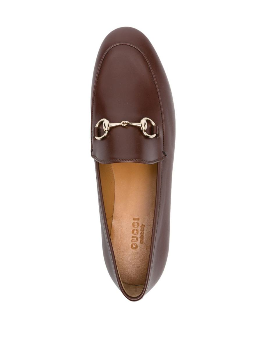 Gucci Jordaan Leather Loafers