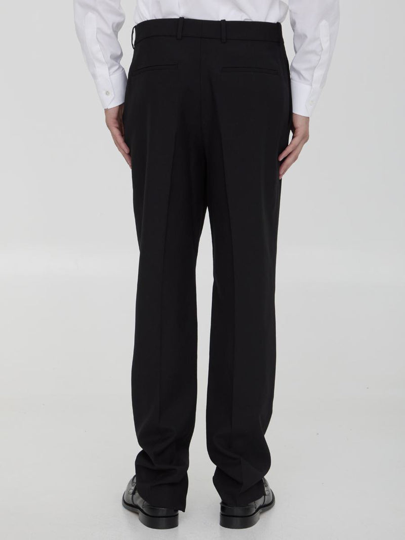 Wool Gabardine Trousers
