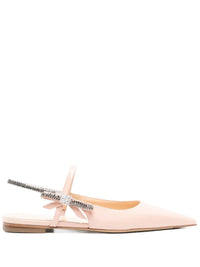 Mach & Mach Crystal Cube Slingback Flats 10Mm Shoes