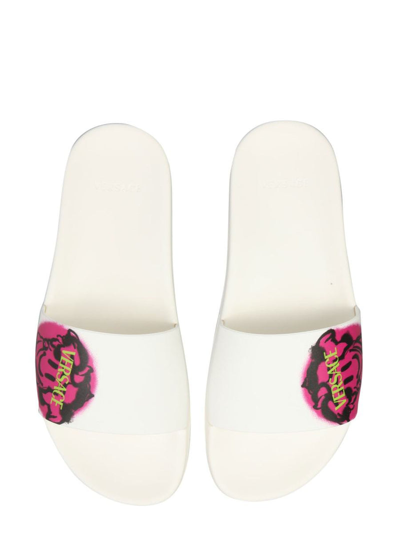 Versace Medusa Smiley Slide Sandals