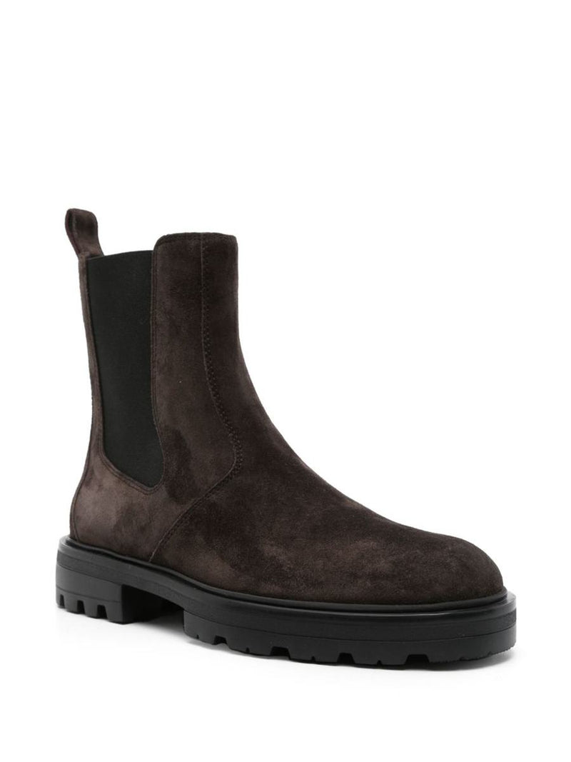 Hogan Suede Ankle Boots