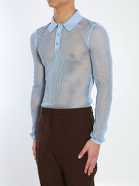 Technical Mesh Polo Shirt