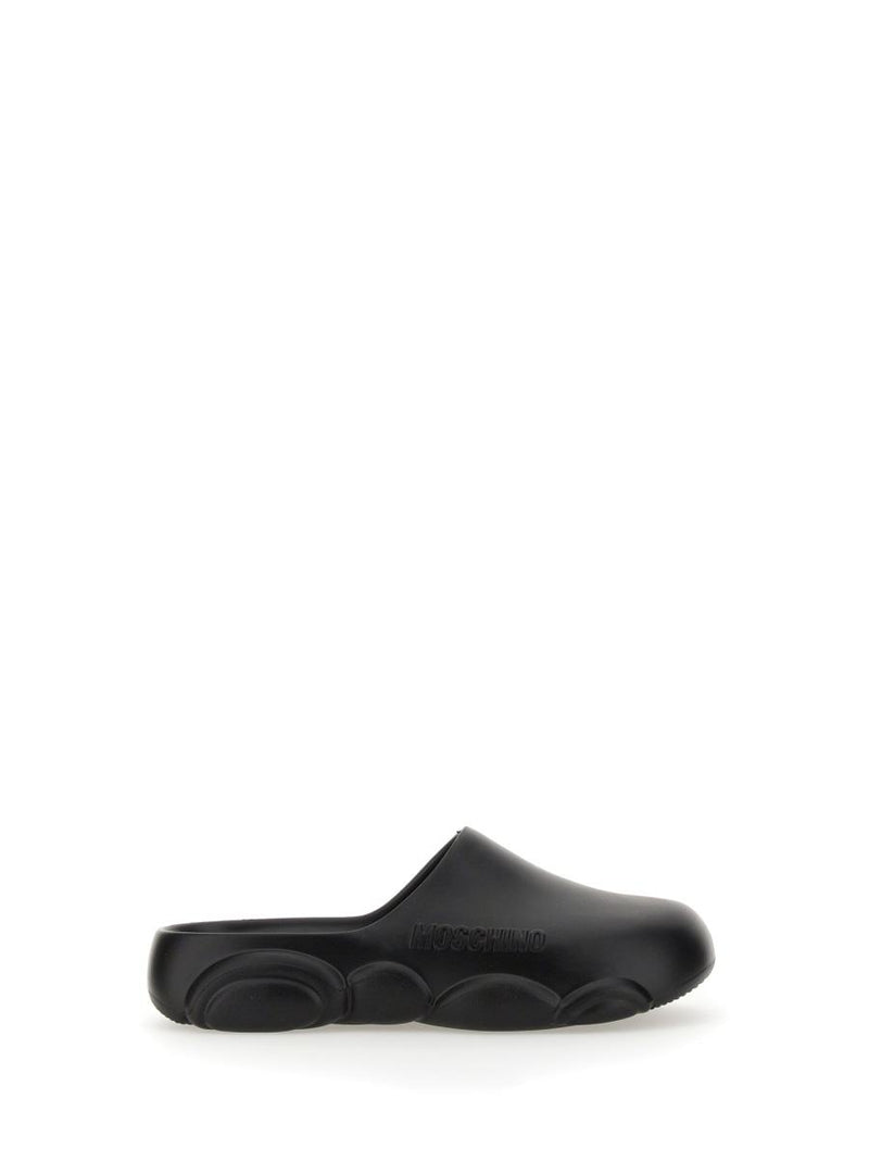 Moschino Rubber Teddy Sole Mules