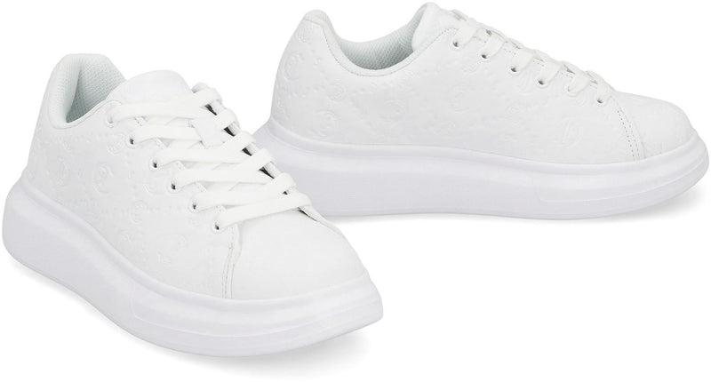 Just Cavalli Leather Low-Top Sneakers