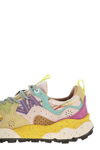 Flower Mountain Yamano 3 - Sneakers In Suede And Technical Fabric