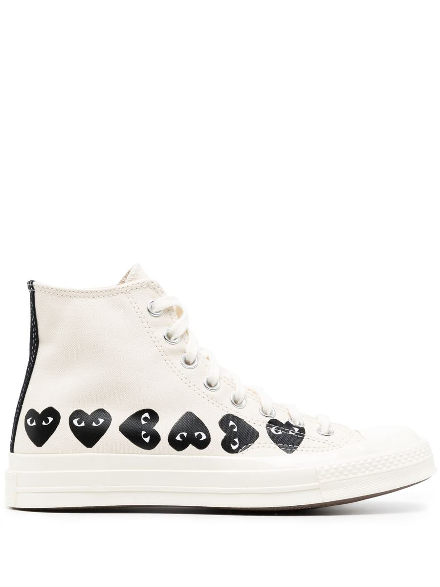 Comme Des Garçons Play Multi Heart Ct70 Hi Top Shoes