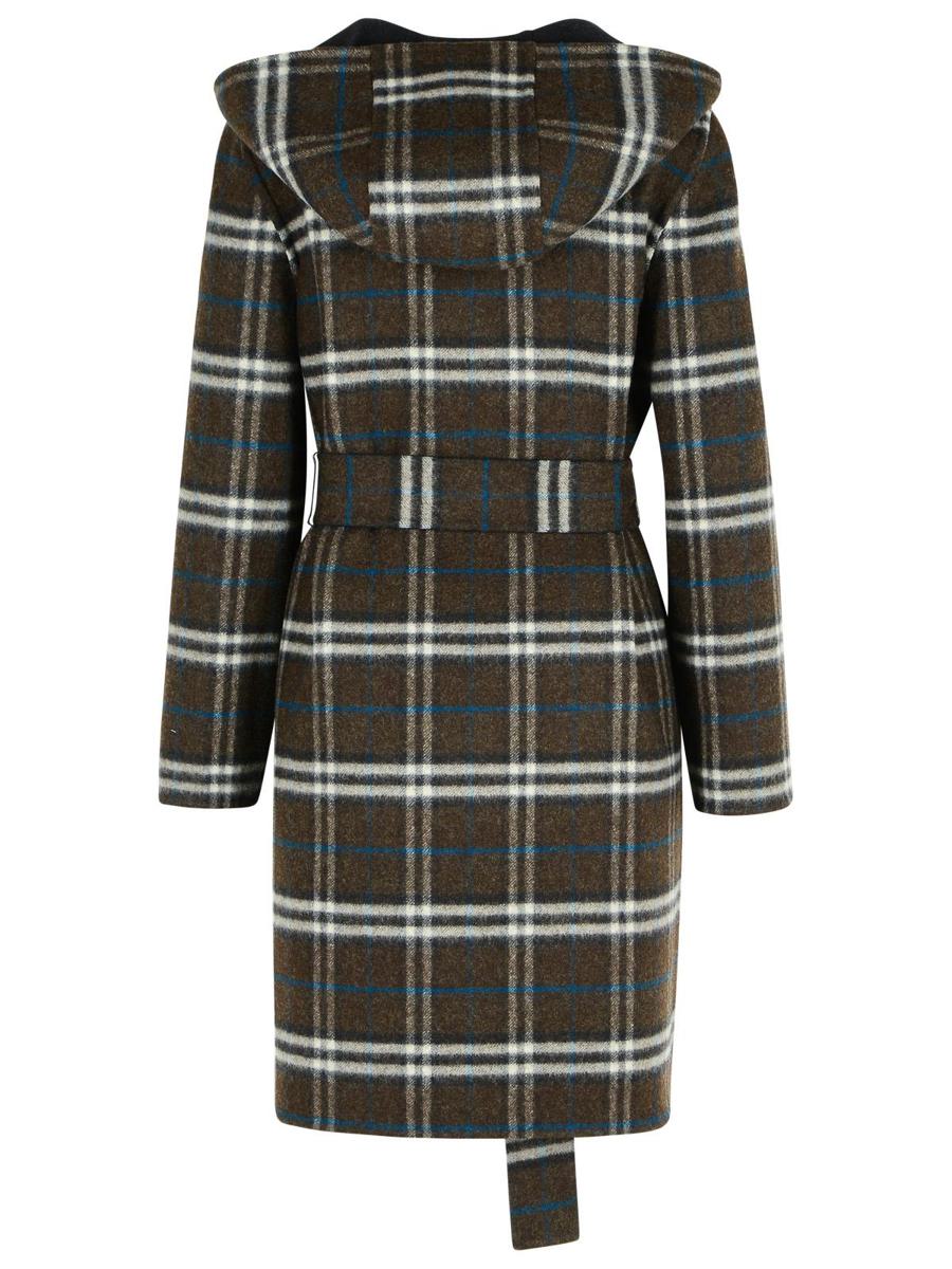 Burberry 'Hampshire' Reversible Black Wool Coat