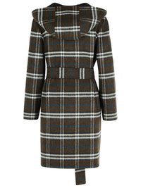 Burberry 'Hampshire' Reversible Black Wool Coat
