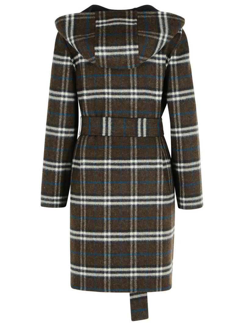Burberry 'Hampshire' Reversible Black Wool Coat
