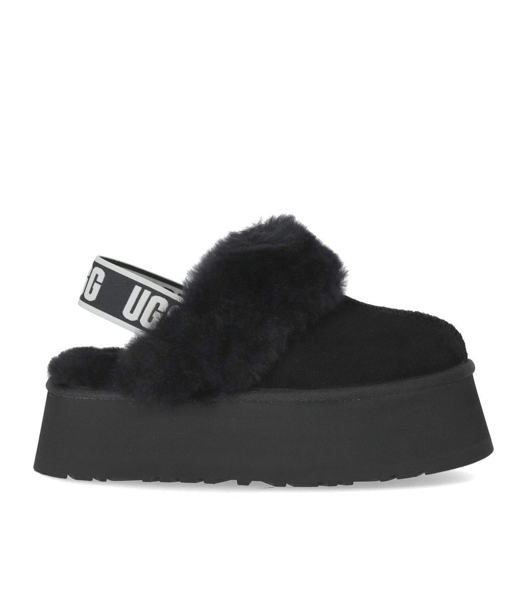 UGG Funkette Black Slipper
