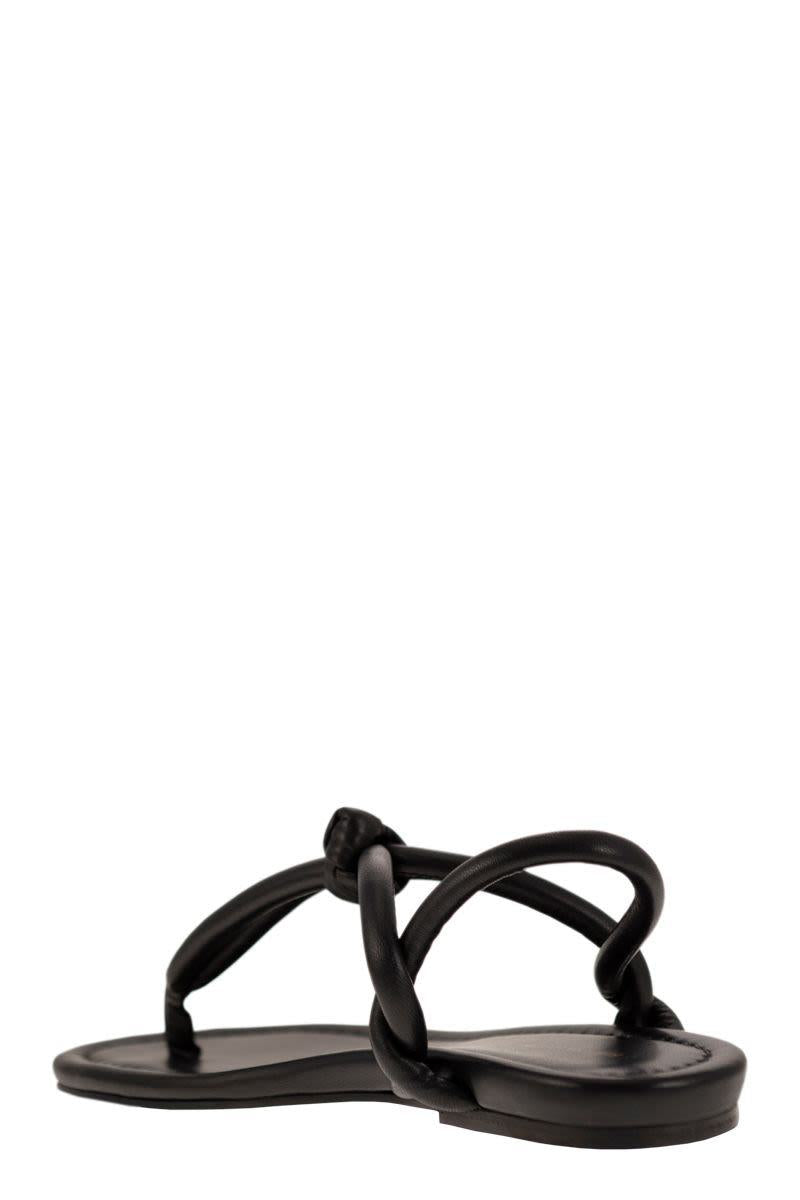 Fabiana Filippi Leather Flip-Flops