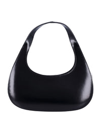 Coperni Black Leather Slim Swipe Baguette Bag