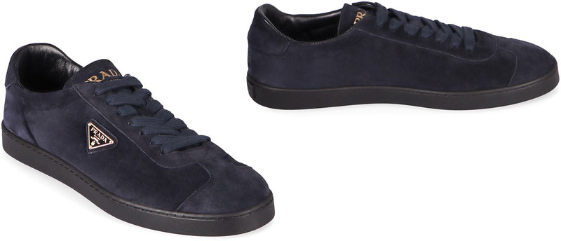 Prada Suede Low-Top Sneakers