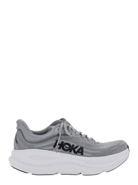 'Bondi 9' Grey Low Top Sneakers With Maxi Logo Lettering On The Side In Tech Fabric Unisex