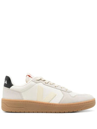Veja V-82 Grained Leather Pure Sneakers Shoes